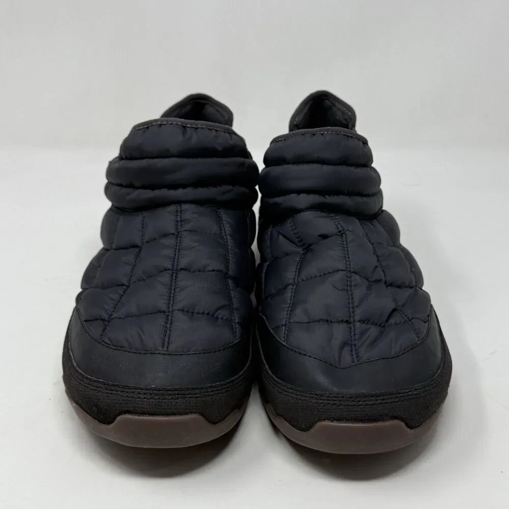 LL Bean Mountain Classic Quilted Ankle Boots II Mens 12 M Black Mesh Comfort